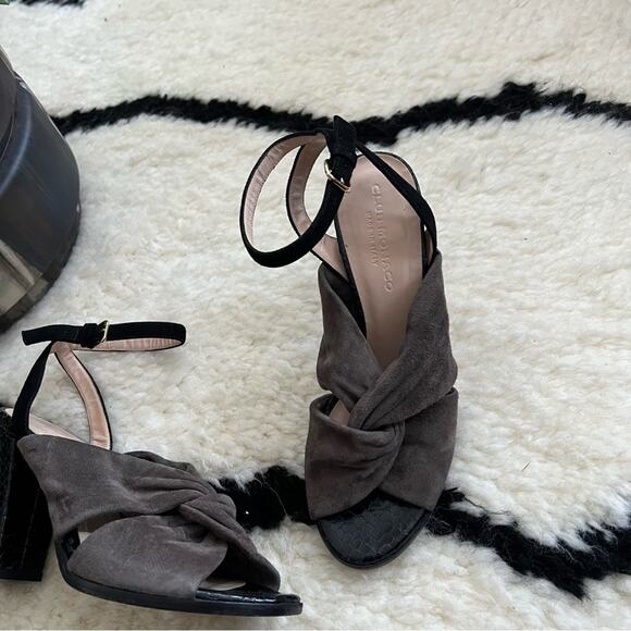 Club Monaco Leta Twist Heeled Sandals - Picture 9 of 9